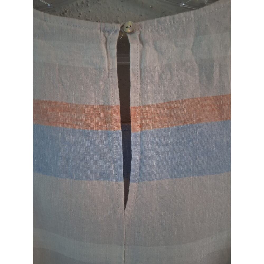 Cynthia Rowley Sleeveless Linen Dress Beach Resortwear Vacation - Picture 5 of 7